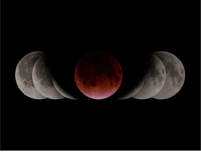 SHIBUYA HINAMATSURI LUNAR ECLIPSE 木星と火星の輝きと六つの一等星観賞